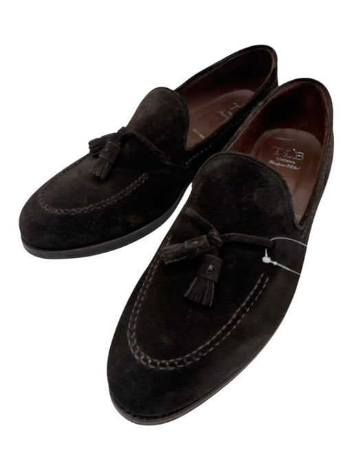 TLB Shoe Size 9.5 AS IS Brown Suede Solid Tassel loafer Men's Shoes Brown / 9.5