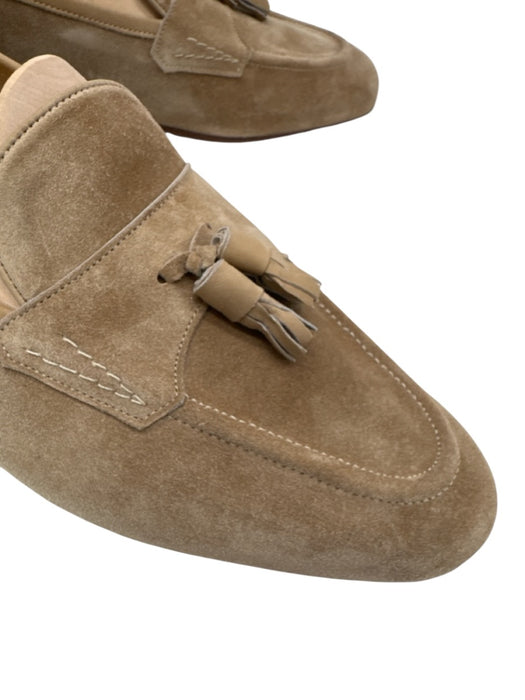 Saint Crispin's Shoe Size 9.5 Beige Suede Solid loafer Men's Shoes Beige / 9.5