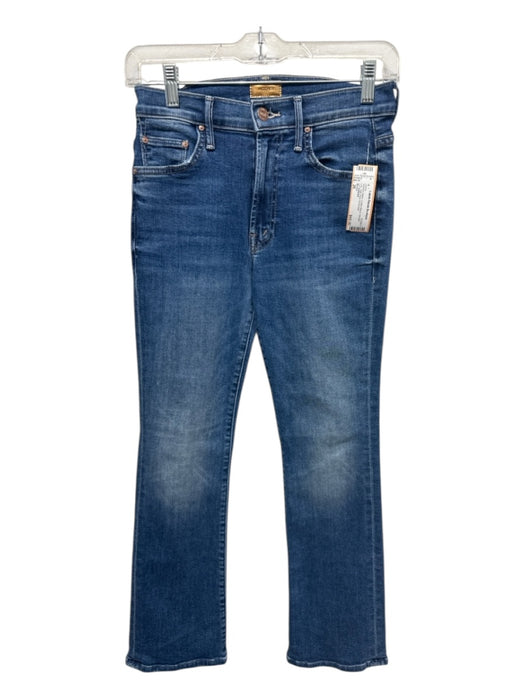 Mother Size 26 Medium Wash Cotton Blend Straight Leg High Rise Jeans Medium Wash / 26