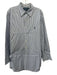 Ralph Lauren Size 16.5 Blue & White Cotton Striped Button Up Long Sleeve Shirt Blue & White / 16.5