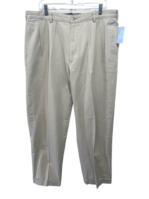 Polo Size 38 Tan Cotton Solid Zip Fly Men's Pants Tan / 38