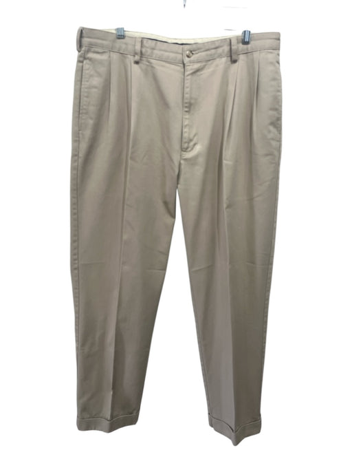 Polo Size 38 Tan Cotton Solid Zip Fly Men's Pants Tan / 38