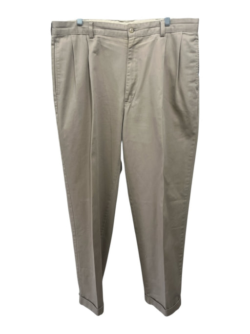 Polo Size 38 Tan Cotton Solid Zip Fly Men's Pants Tan / 38