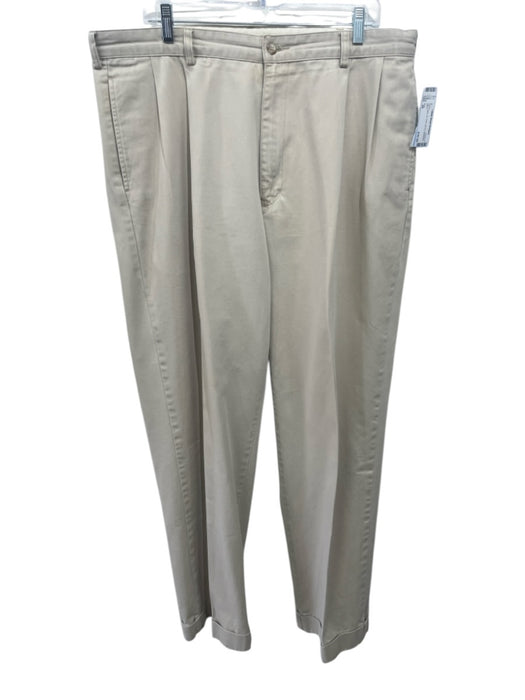 Polo Size 38 Tan Cotton Solid Zip Fly Men's Pants Tan / 38