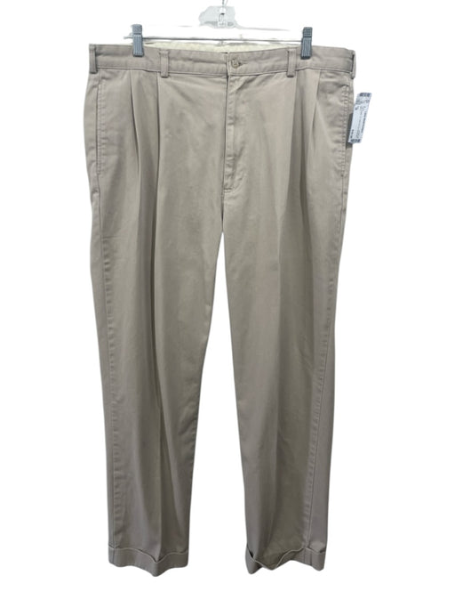 Polo Size 38 Tan Cotton Solid Zip Fly Men's Pants Tan / 38