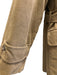 Polo Brown Solid Buttons Fur Lining Men's Coat Brown / M