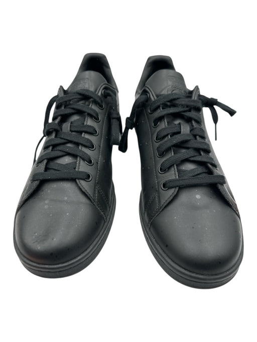 Adidas Shoe Size 11 Black Leather Solid Low Top Men's Shoes Black / 11