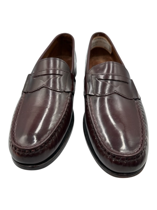 Allen Edmonds Shoe Size 11 Burgandy Leather Solid Loafer Men's Shoes Burgandy / 11