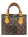 Louis Vuitton Brown & Amber Coated Canvas 2 Handles LV Monogram Alma Bag Brown & Amber / 35