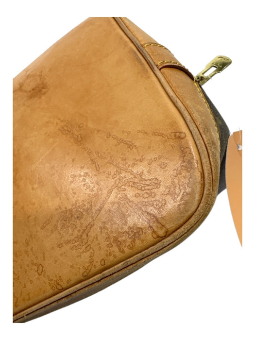 Louis Vuitton Brown & Amber Coated Canvas 2 Handles LV Monogram Alma Bag Brown & Amber / 35