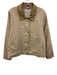 Hunter Size M Taupe Cotton Zip & Button Patch Pocket Collared Jacket Taupe / M