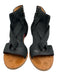 Maison Martin Margiela Shoe Size 35.5 Black Leather Zip Close Open Toe Sandals Black / 35.5