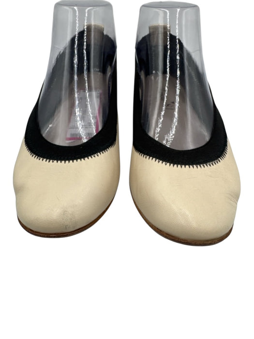 Ferca 81 Shoe Size 36 White Leather Round Toe Shoes White / 36