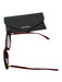 Dolce & Gabbana Red Acetate Angular Goldtone Detail Cat Eye Sunglasses Red