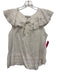 See By Chloe Size 4 White Cotton Sleeveless Sleeveless Ruffles 1/4 Button Top White / 4