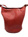 Coach Burnt Orange Leather Zip Top Shoulder Strap Tote Bucket Bag Burnt Orange / L
