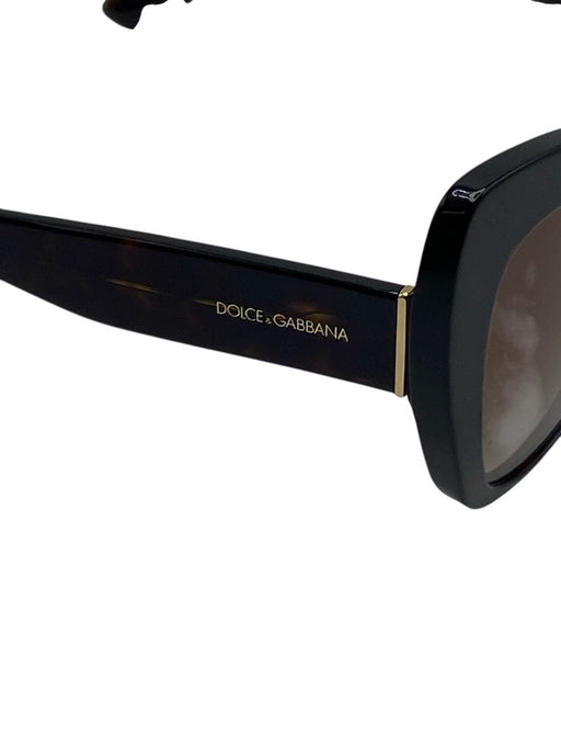 Dolce & Gabbana Dark Brown Acetate Tortoiseshell Cat Eye Sunglasses Dark Brown