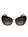 Dolce & Gabbana Dark Brown Acetate Tortoiseshell Cat Eye Sunglasses Dark Brown