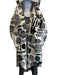 Comme De Garcon Size S White, Black & Multi Cotton & Nylon Printed Cut Out Gown White, Black & Multi / S