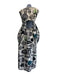 Comme De Garcon Size S White, Black & Multi Cotton & Nylon Printed Cut Out Gown White, Black & Multi / S
