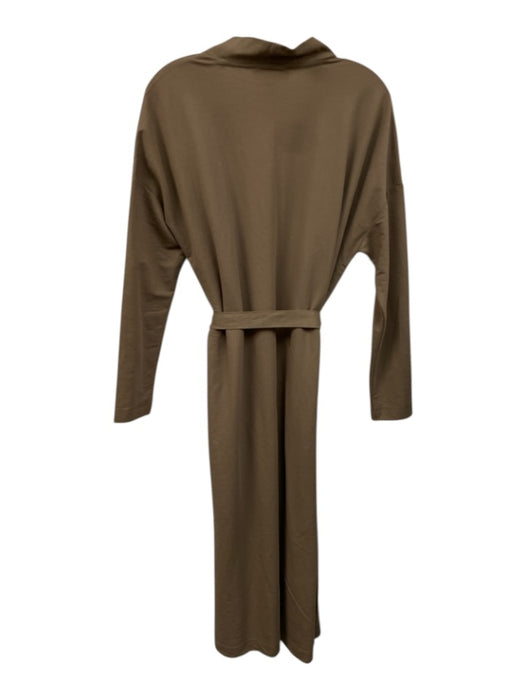Philosophy by Republic Size S Taupe Viscose Blend Open Front Long Cardigan Taupe / S