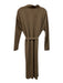 Philosophy by Republic Size S Taupe Viscose Blend Open Front Long Cardigan Taupe / S