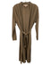Philosophy by Republic Size S Taupe Viscose Blend Open Front Long Cardigan Taupe / S