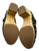 Veronica Beard Shoe Size 7 Black Leather Upper Suede Buckle Detail Clog Mules Black / 7