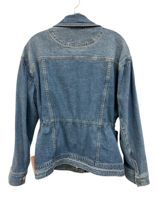 Habitual Size S Blue Cotton Blend Denim Patch Pocket Jacket Blue / S