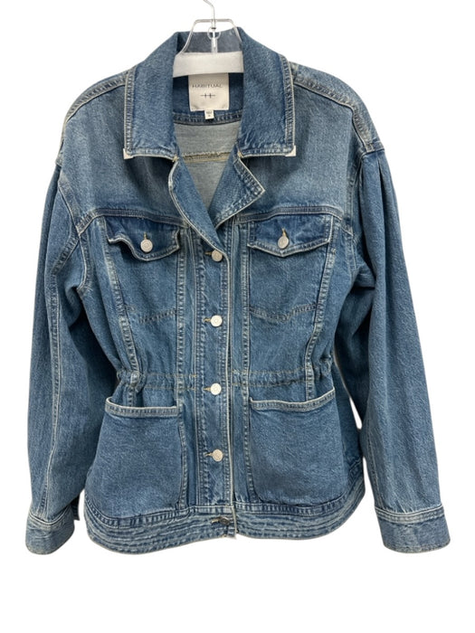 Habitual Size S Blue Cotton Blend Denim Patch Pocket Jacket Blue / S