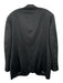 Mark Shale Black Cashmere Solid 3 button Men's Blazer Black / Est L