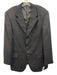 Mark Shale Black Cashmere Solid 3 button Men's Blazer Black / Est L