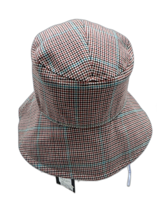 Rag & Bone Brown, Black & Blue Polyester Blend Plaid bucket Logo Hat Brown, Black & Blue / One Size