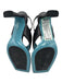 Valentina Rangoni Shoe Size 6.5 Black Leather Thong Strap Slingback Sandals Black / 6.5