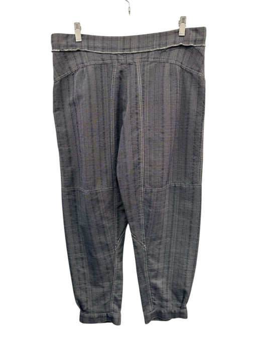 Chloe Size 40 Blue & White Cotton, Polyester, Silk Zip Fly Mid Rise Pants Blue & White / 40