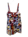 Christian Lacroix Size M Orange, Blue, Multi Cotton Sleeveless Fish Print Romper Orange, Blue, Multi / M