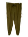Haute Hippie Size S Olive Poly Blend Elastic Waist Drawstring Waist Pants Olive / S