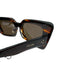 Celine Dark Brown Acetate Square tinted lens Tortoise Sunglasses Dark Brown