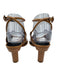 Tibi Shoe Size 36 Tan Leather open toe Ankle Buckle Sandals Tan / 36