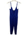 Trina Turk Size S Blue No Fabric Tag Cross Front Adjustable Strap Jumpsuit Blue / S