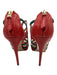 Brian Atwood Shoe Size 6 Red, Green & Purple Synthetic Zip Back Stiletto Heels Red, Green & Purple / 6