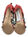 Brian Atwood Shoe Size 6 Red, Green & Purple Synthetic Zip Back Stiletto Heels Red, Green & Purple / 6