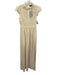 Rachel Zoe Size 6 Ecru Nylon Blend Lace Sleeveless Mock Neck Zip Close Dress Ecru / 6