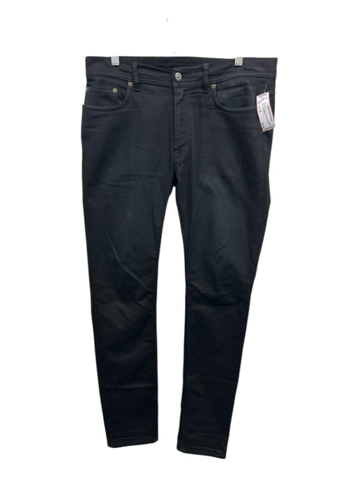 Acne Studio Size Est 32 Black Cotton Solid Slim Jean Men's Pants Black / Est 32