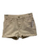 Sezane Size 36 Cream White Cotton Denim Cuffed High Rise Button Fly Shorts Cream White / 36