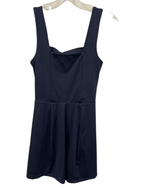 Travis Mathew Size XS Navy Blue Sleeveless Heathered Square Neck Dress Navy Blue / XS