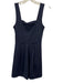 Travis Mathew Size XS Navy Blue Sleeveless Heathered Square Neck Dress Navy Blue / XS