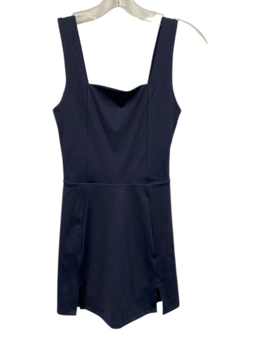 Travis Mathew Size XS Navy Blue Sleeveless Heathered Square Neck Dress Navy Blue / XS