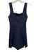 Travis Mathew Size XS Navy Blue Sleeveless Heathered Square Neck Dress Navy Blue / XS