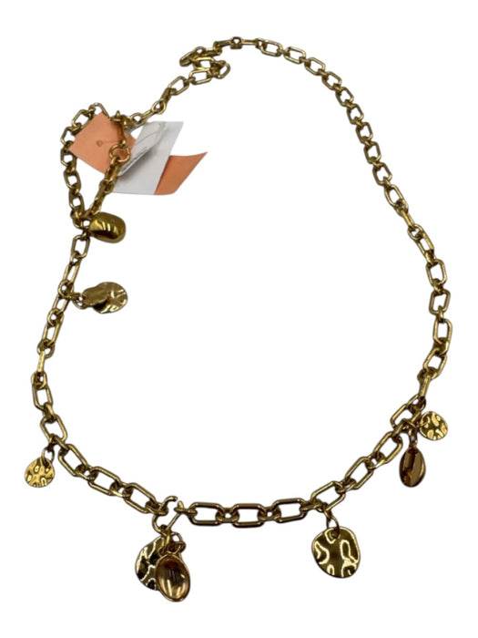 Madewell Gold Tone Zinc Blend Chain Link Charms Hook Belts Gold Tone / XS/S
